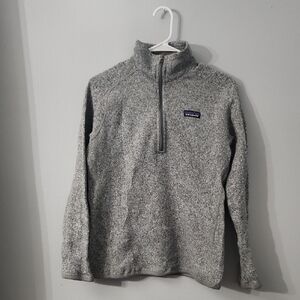 Patagoniawomens Zip Up Gray Sweater